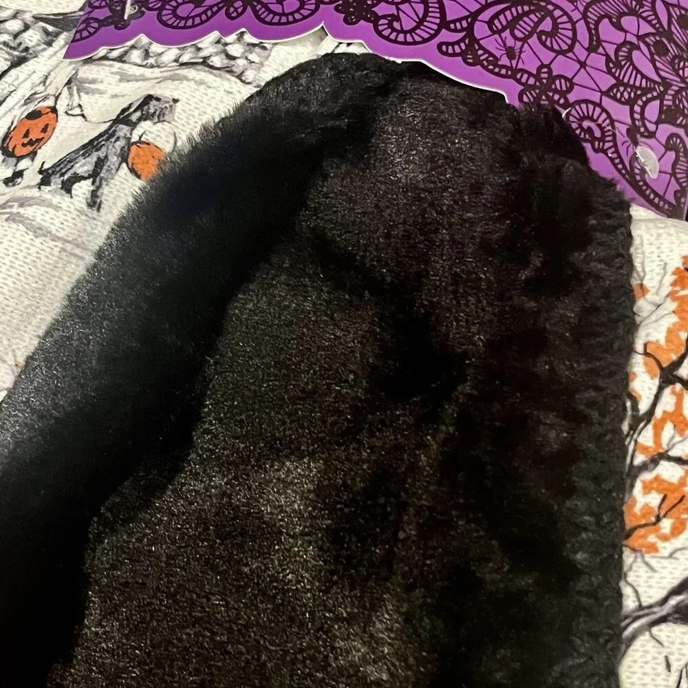 Nicole Miller Halloween Haunted Village Witch Plush Throw Blanket Cozy Fall